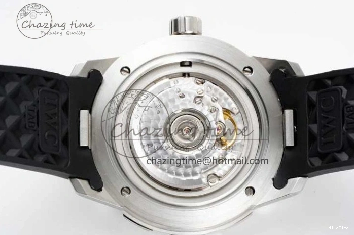 MIROTIME 0131 Aquatimer Automatic SS RSF 1:1 Best Edition White Orange Dial on Black Rubber Strap A Supportive 7069